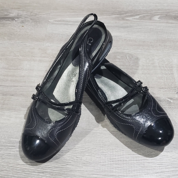 Cole Haan Shoes - Cole Haan Nike Air Black Mary Janes Sling Back